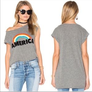Pam & Gela Frankie America Rainbow 🌈 Muscle Tee